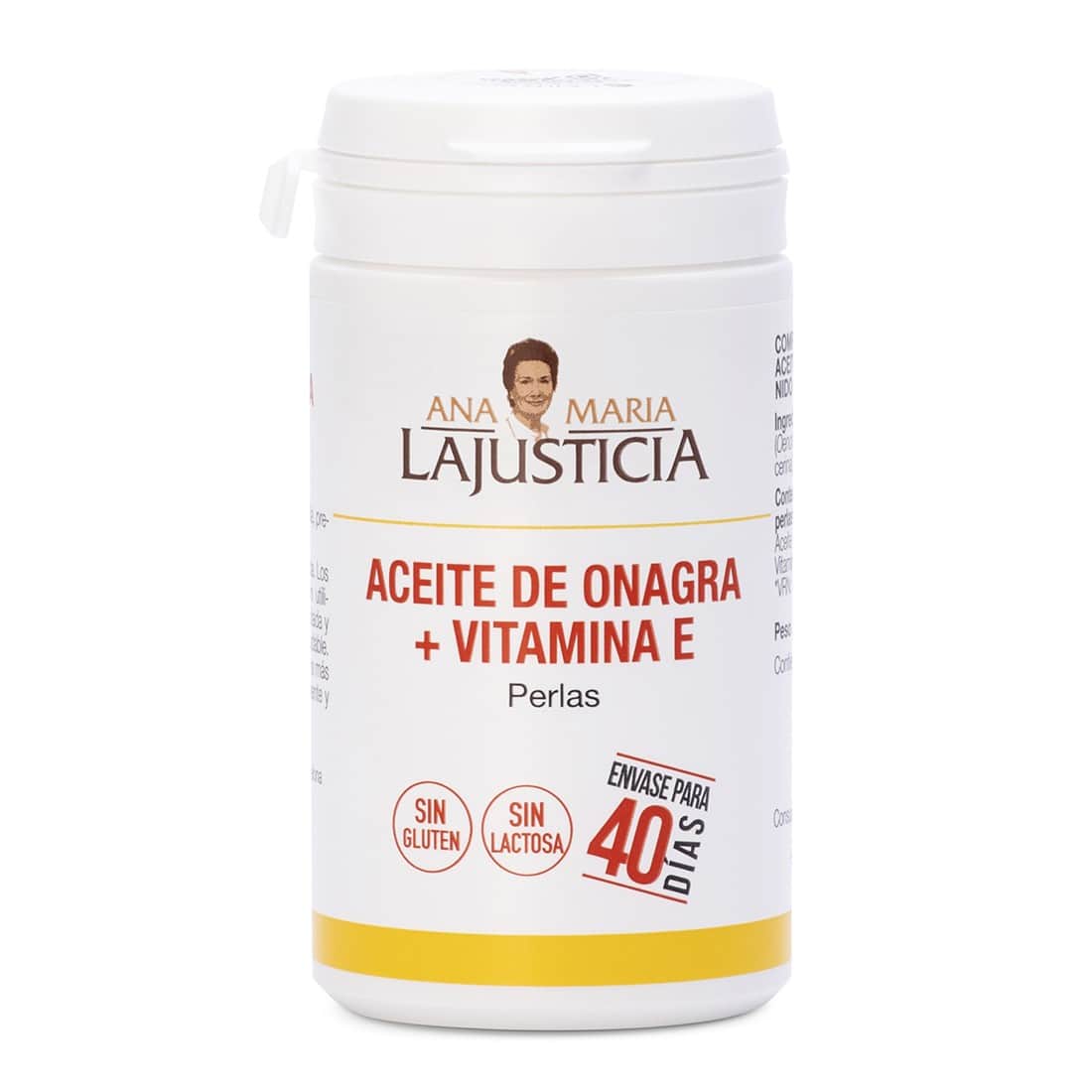 Ana María Lajusticia Aceite de onagra + Vitamina E 80 perlas