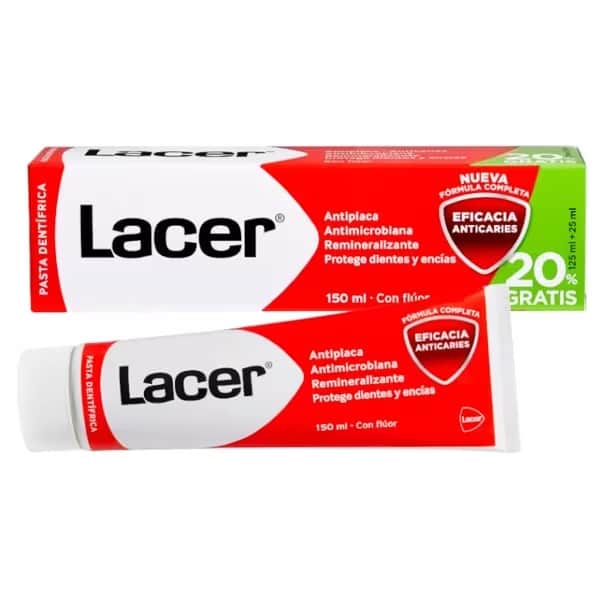 Lacer Pasta Dental Flúor 125ml + 25ml